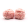 pembe marshmallow peluş kaydırmaz çocuk ev ayakkabısı