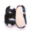 Teddy-Military-Navy-Taban-trendyol lacivert militer peluş kaydırmaz çocuk ev ayakkabısı