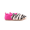 Morgedan Pembe Zebra Pamuklu Çocuk Ev Ayakkabısı